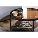 Стол журнальный SIGNAL PRIMA B орех/черный мат 74